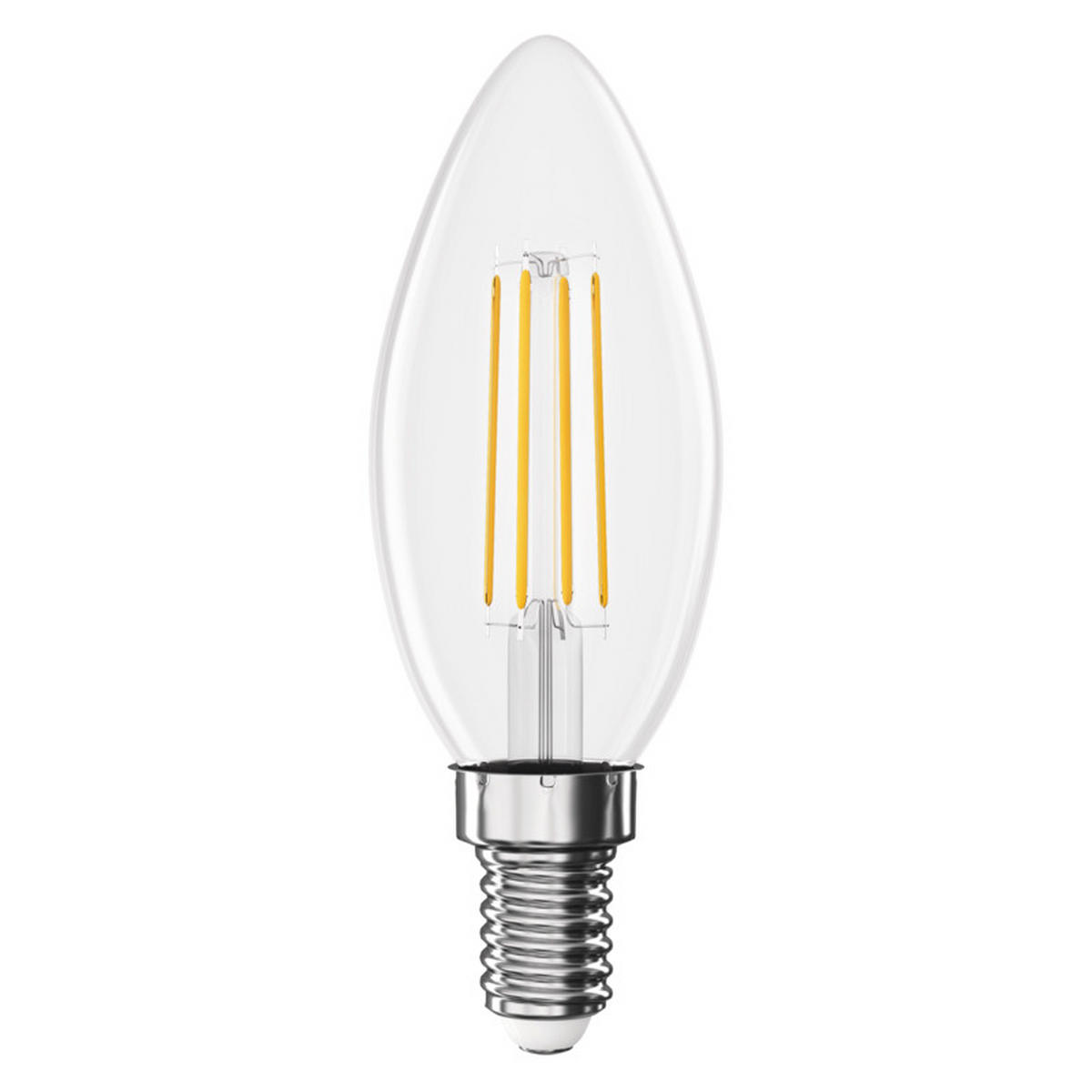 FILAMENTOVÁ LED ŽÁROVKA E14 - Basics, plast (3.5/3.5/9.7cm)