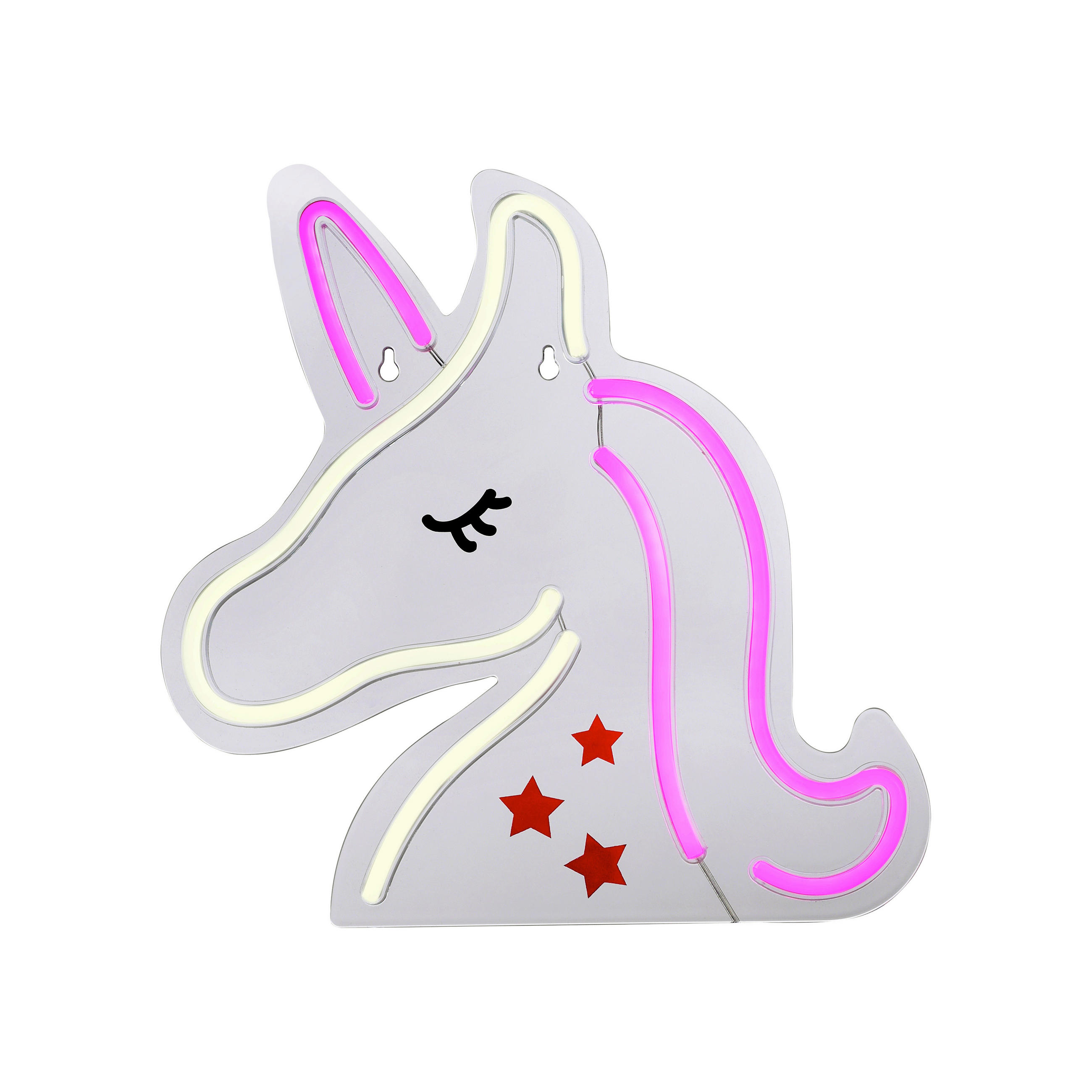 LED-DEKOLEUCHTE - Multicolor, Basics, Kunststoff (33/1,8/33cm)