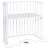 BEISTELLBETT Babybay Boxspring  94/54/96,5 cm  - Weiß, Basics, Holz (94/54/96,5cm) - Babybay