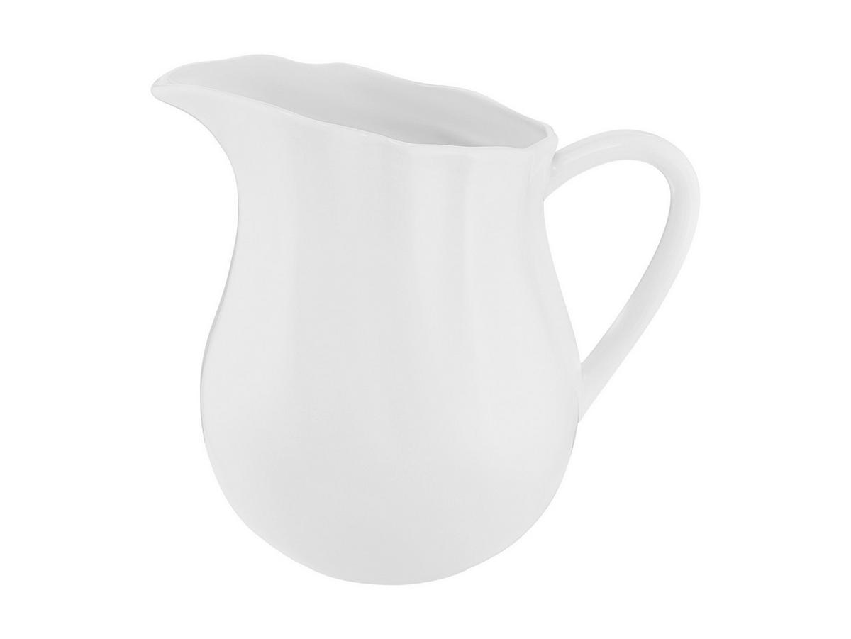 DŽBÁNEK porcelán keramika  - bílá, Basics, keramika (19,5/23,8/13,7cm)