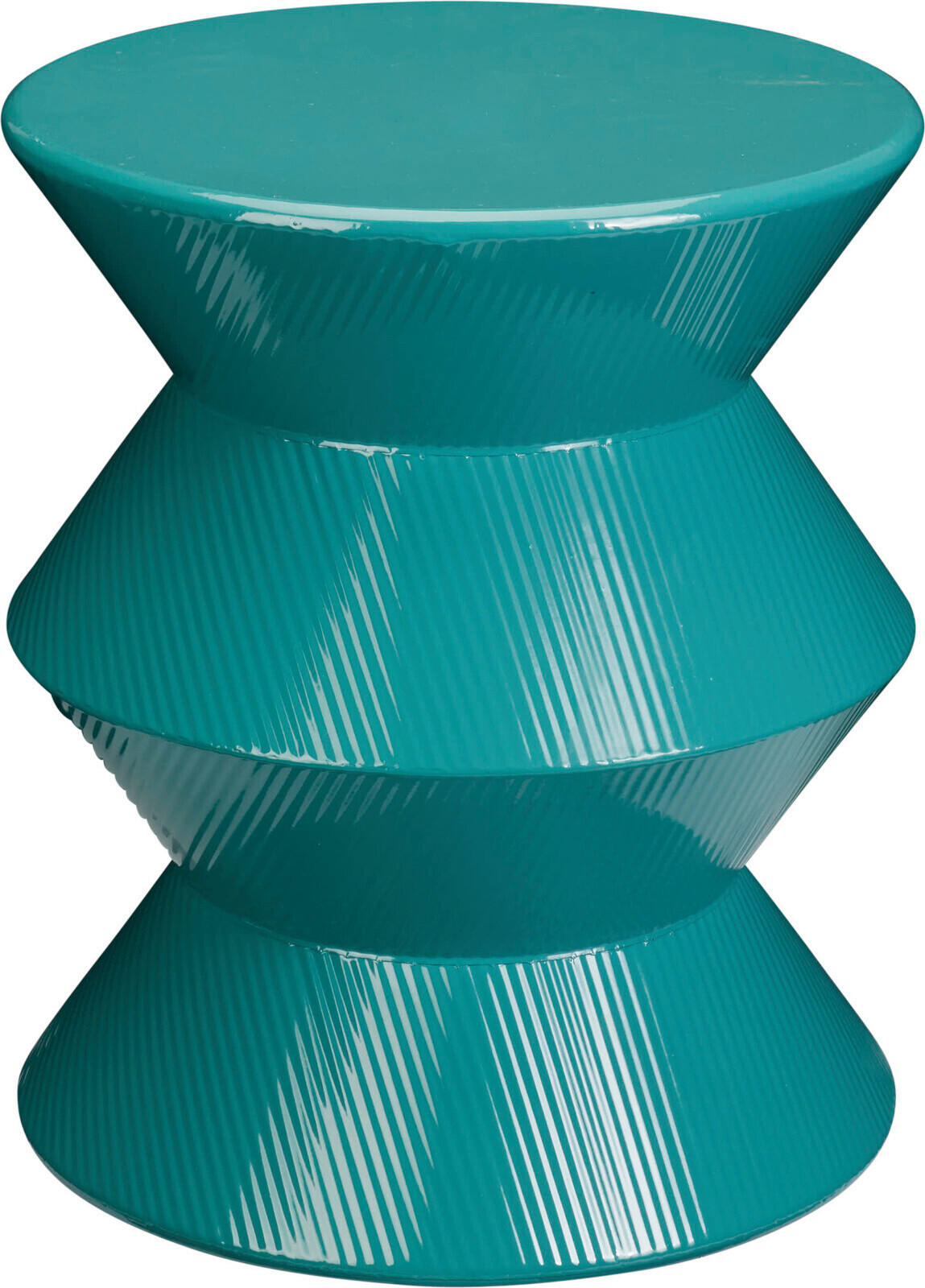 BEISTELLTISCH in Metall  - Türkis, Design, Metall (30.5/36/30.5cm)