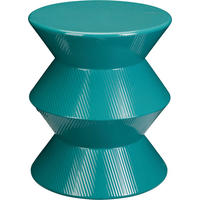 BEISTELLTISCH in Metall  - Türkis, Design, Metall (30.5/36/30.5cm)