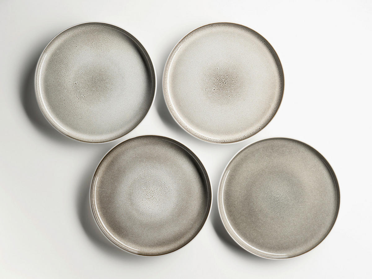 KOMBISERVICE Braun LUNARIA 16-teilig 4 Personen  - Braun, Basics, Keramik - Mäser