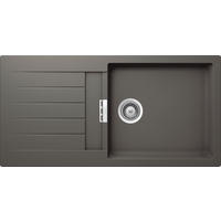 SPÜLE SIGD100LUSIL  - Grau, Basics, Stein (100/50cm) - Schock
