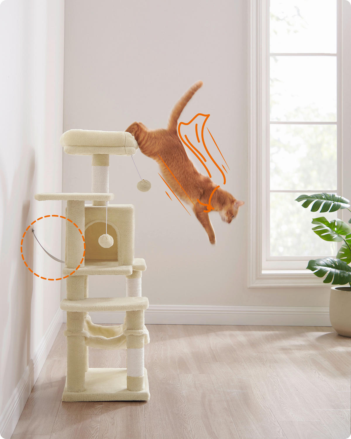 KRATZBAUM - Beige, Trend, Papier/Holzwerkstoff (62/112/46cm) - Boxxx