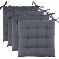 SITZKISSENSET    - Grau, Basics, Textil (40/40/5cm) - Boxxx