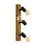 STRAHLER - Schwarz/Braun, LIFESTYLE, Holz/Metall (5/48cm) STRAHLER - Schwarz/Braun, LIFESTYLE, Holz/Metall (5/48cm)