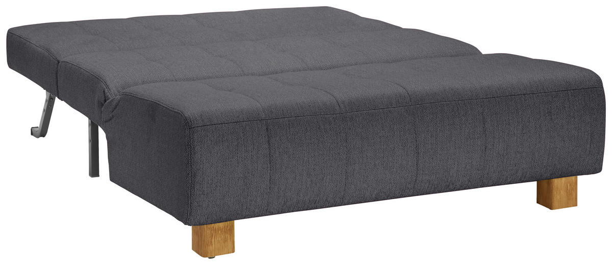 SCHLAFSOFA Textil Grau  - Naturfarben/Grau, Design, Holz/Textil (145/92/102cm) - Novel