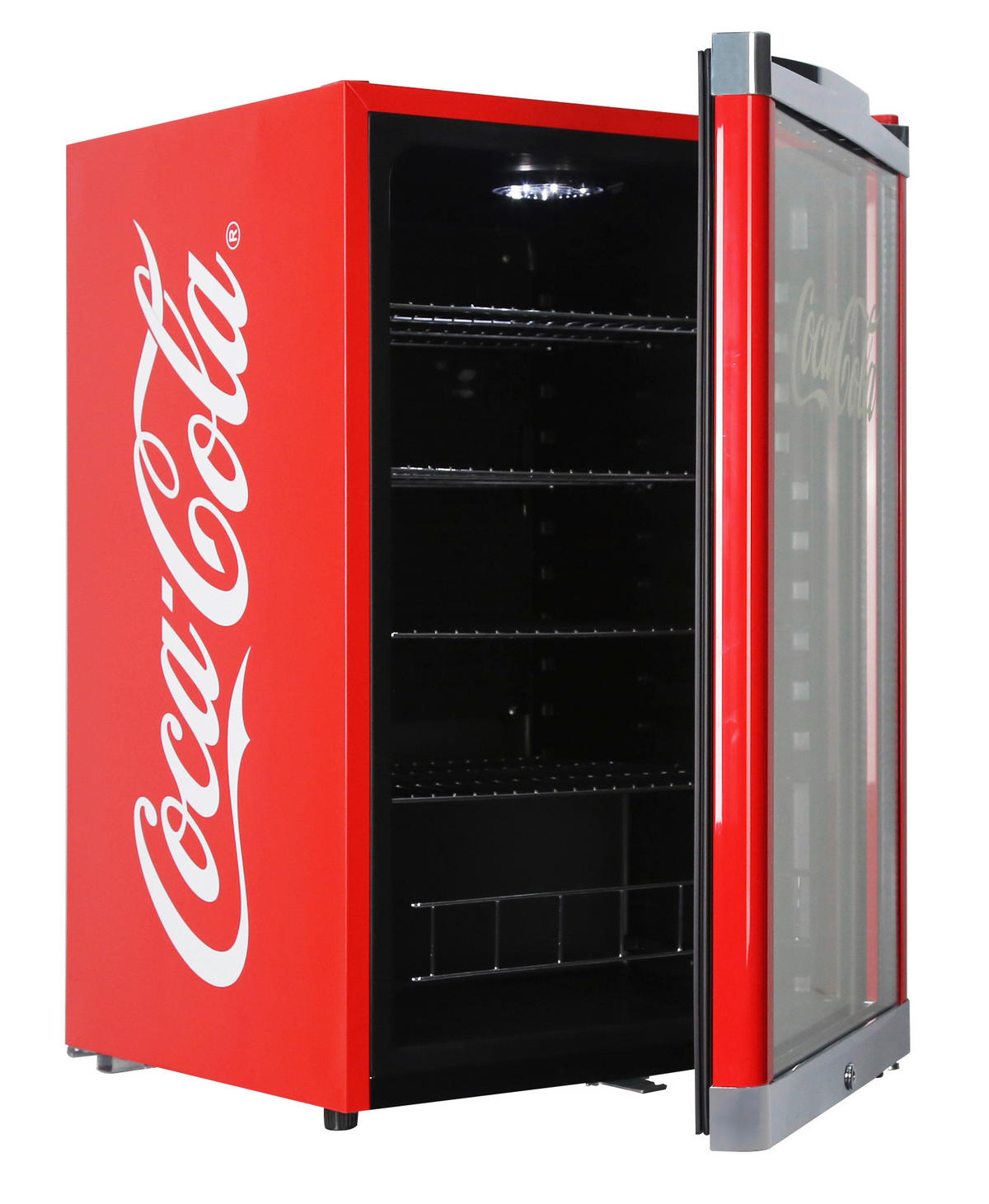 KÜHLSCHRANK 54/84,5/54,8 cm COOL CUBE 115L COCA COLA  - Rot, Basics, Metall (54/84,5/54,8cm) - Atrigo
