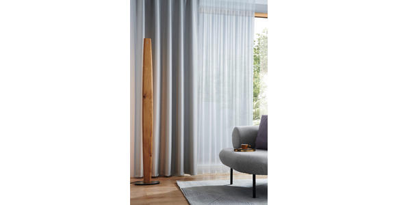 FERTIGVORHANG halbtransparent  - Weiß, KONVENTIONELL, Textil (140/260cm) - Dieter Knoll