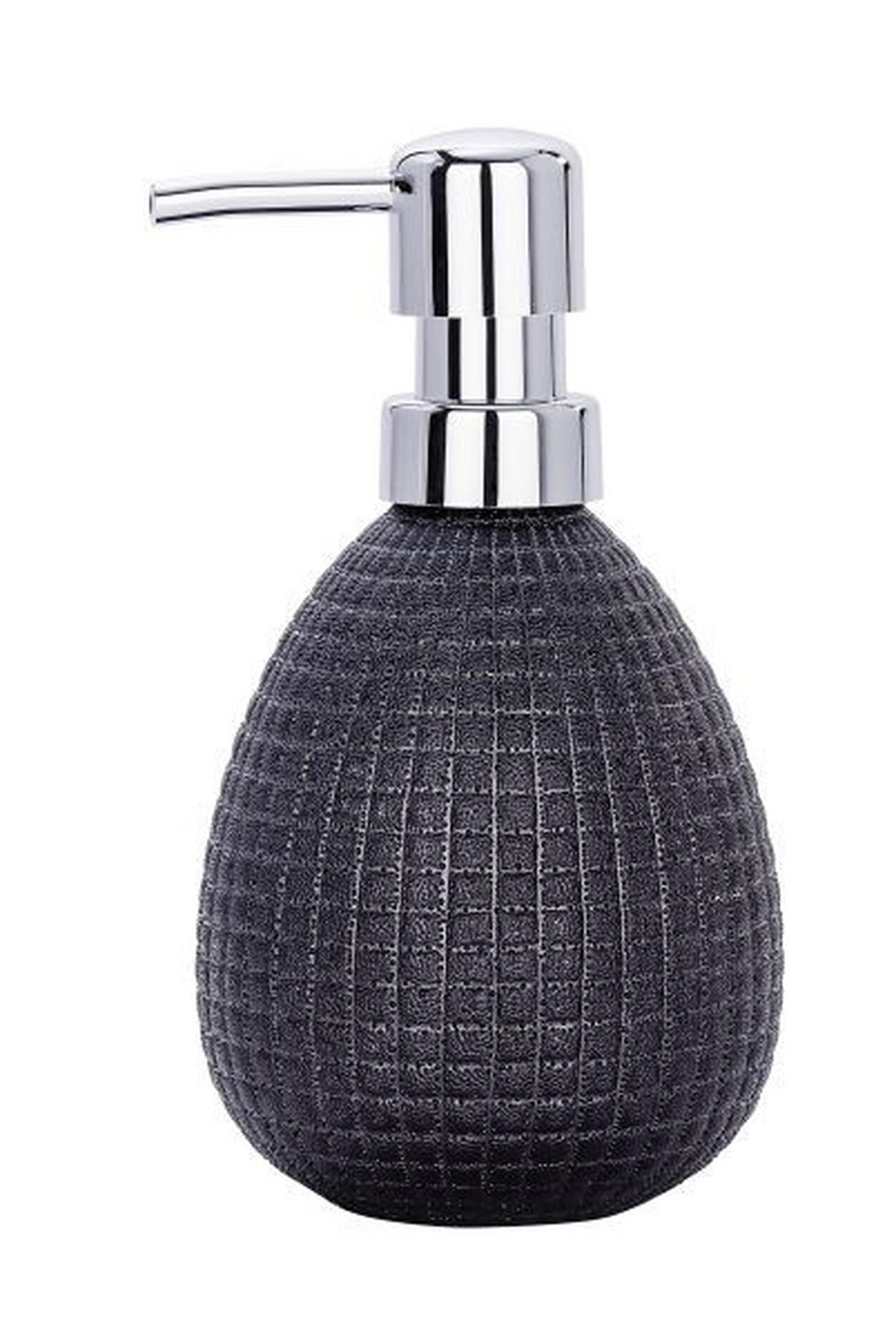 TVÅLPUMP keramik  - antracit, Basics, keramik (9,5/16,2/9cm)
