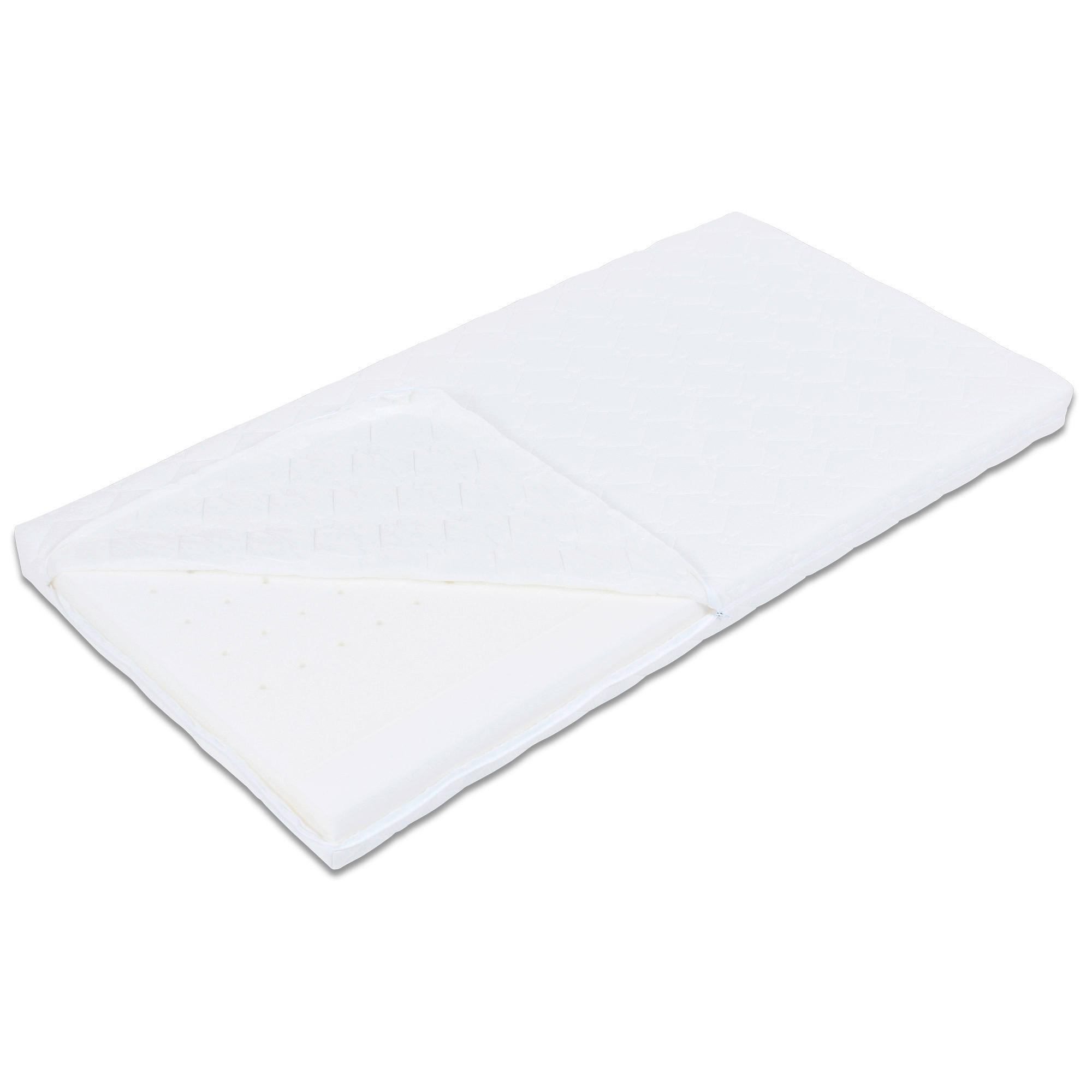KINDERMATRATZE BABYBAY  140/70 cm    - Weiß, Basics, Textil (140/70cm) - Babybay