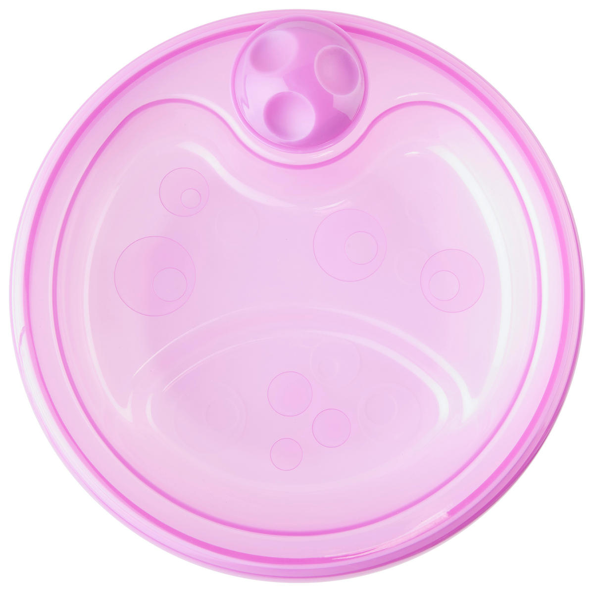 WARMHALTETELLER  - Rosa/Weiß, Basics, Kunststoff (17.5/8cm) - My Baby Lou