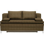 BOXSPRINGSOFA in Webstoff Hellgrün  - Chromfarben/Hellgrün, Design, Textil/Metall (200/93/107cm) - Novel