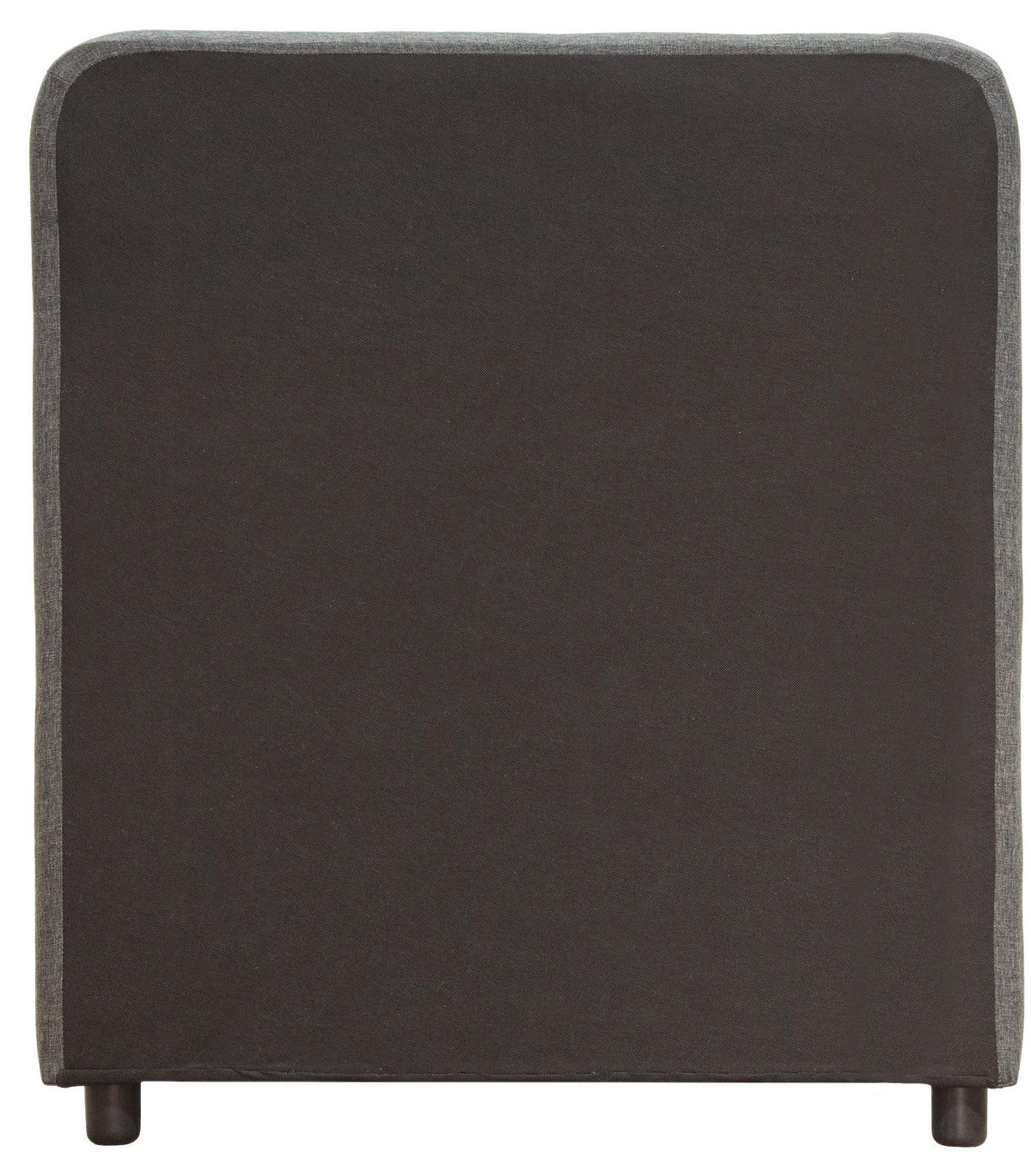 POLSTERBETT 90/200 cm  in Dunkelgrau  - Dunkelgrau/Schwarz, KONVENTIONELL, Holz/Textil (90/200cm) - Boxxx