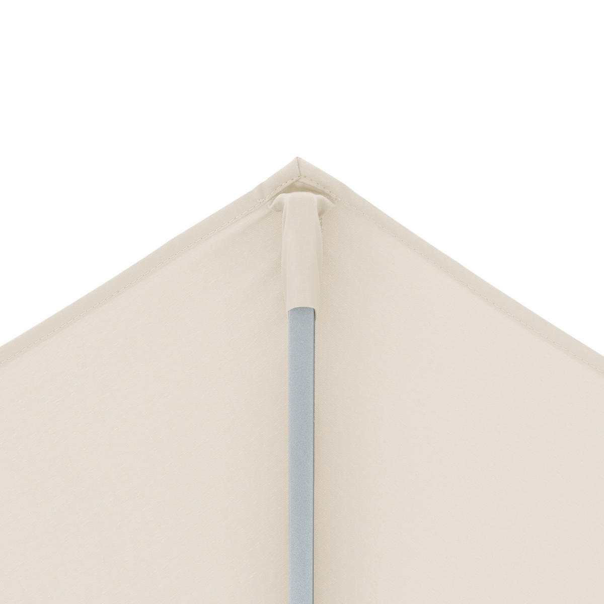 SONNENSCHIRM 305 cm Naturfarben  - Silberfarben/Naturfarben, KONVENTIONELL, Textil/Metall (305/305cm) - Doppler