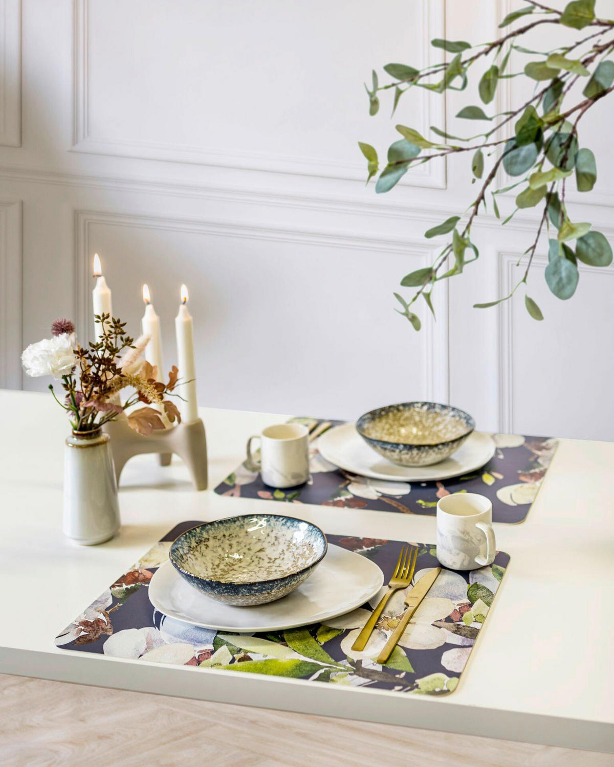 PODMETAČI ZA STOL višebojno , tekstil  Togo Floral  - višebojno, Basics, tekstil (33/45cm) - ZICZAC