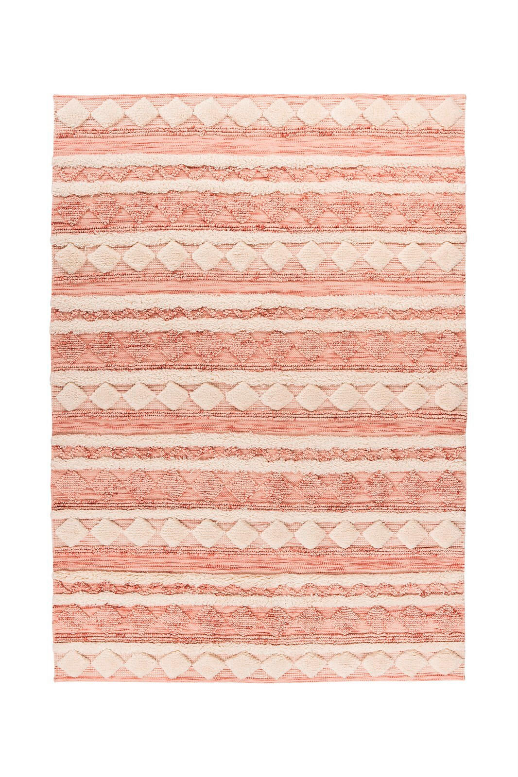 TEPPICH 200/290 cm Bohist 225 Rosa / Creme Rosa  - Rosa, KONVENTIONELL, Textil (200/290cm)