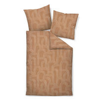 BETTWÄSCHE 155/220 cm  - Beige, Design, Textil (155/220cm) - Janine