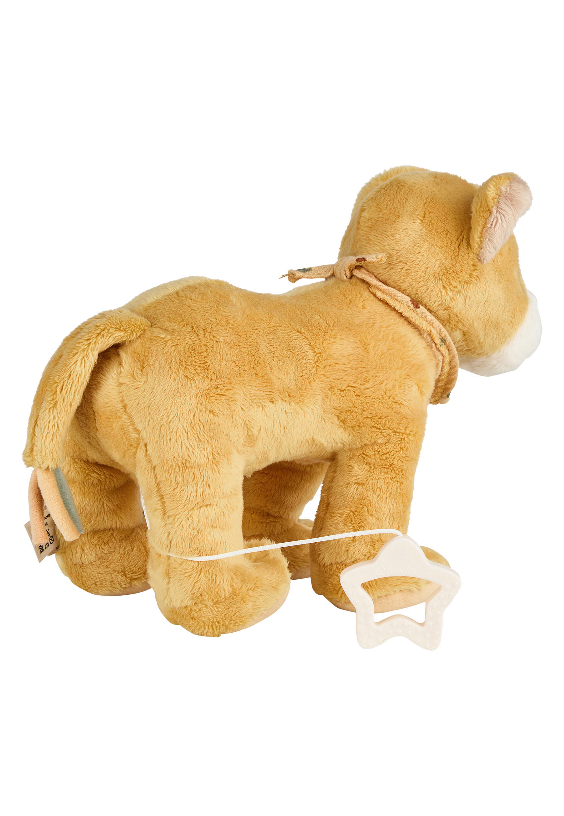 SPIELUHR Löwe Leo  - Hellgelb, Basics, Textil (22/25/9cm) - Sterntaler