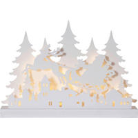 DEKORAČNÍ LED SVÍTIDLO - bílá, Basics, dřevo (42/8/30cm) - Eglo