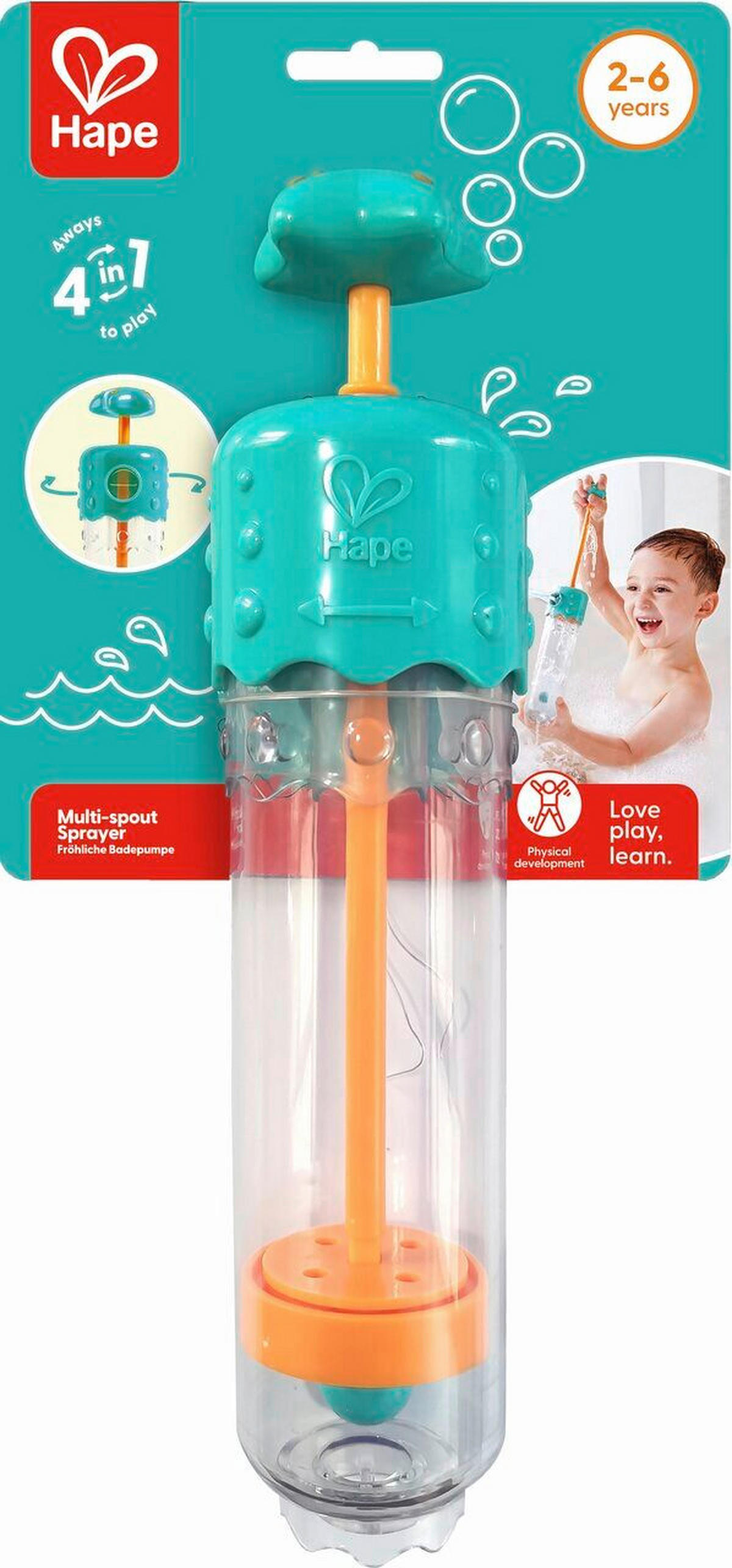 BADESPIELZEUG - Multicolor, Basics, Kunststoff/Metall (6,6/24/6,6cm) - Hape