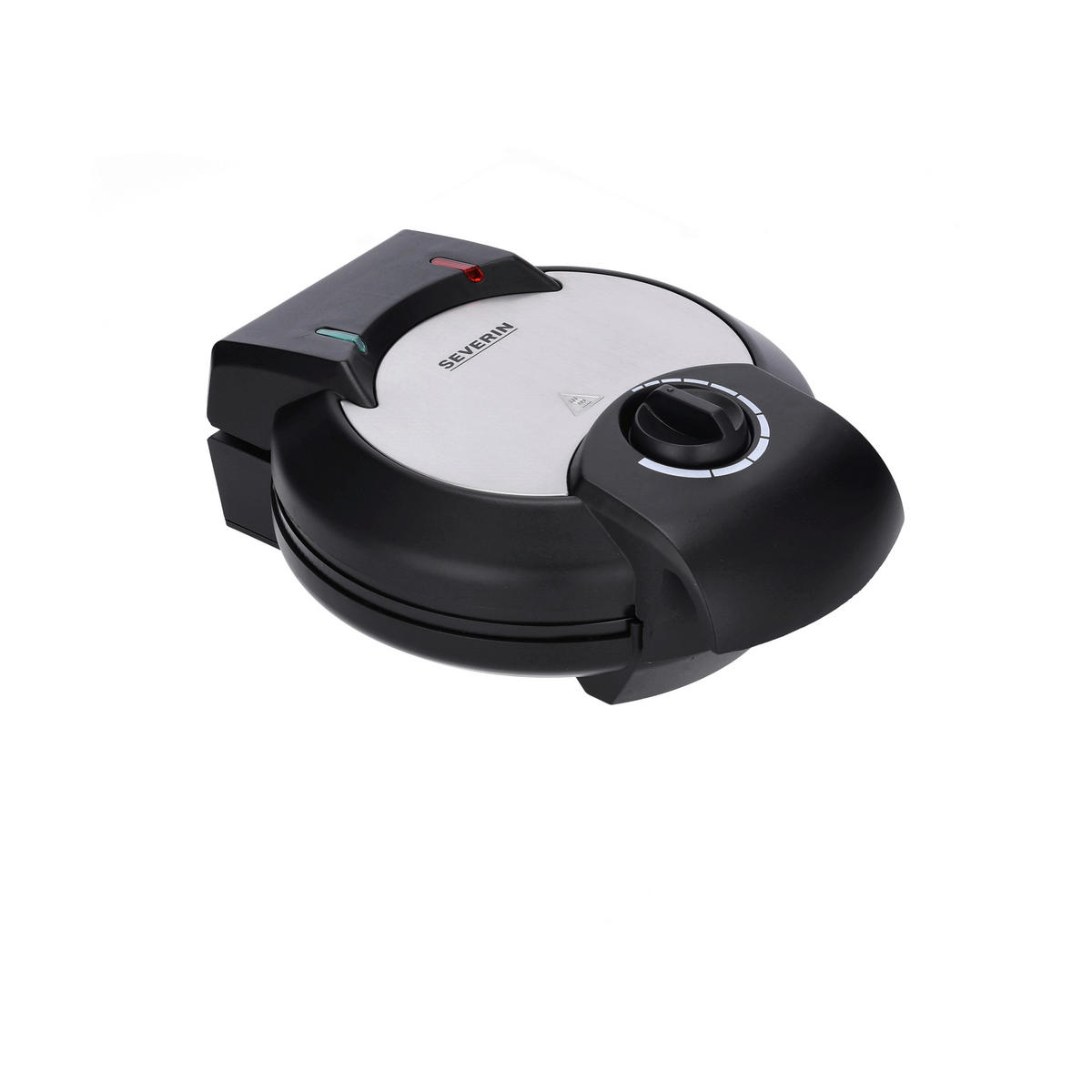 WAFFELEISEN  - Schwarz, Basics, Metall (20,3/25,5/10,5cm) - Severin