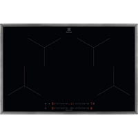 INDUKTIONSKOCHFELD LIT8140M  - Edelstahlfarben/Schwarz, Basics, Glas/Metall (76,6/4,6/50,6cm) - Electrolux