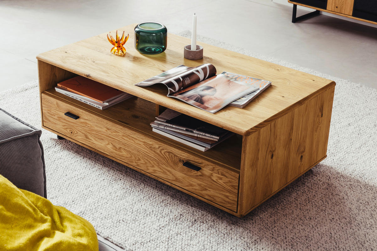 COUCHTISCH in Holzwerkstoff, Holz 65/115/42 cm  - Wildeiche/Anthrazit, Design, Holz/Holzwerkstoff (65/115/42cm) - MID.YOU