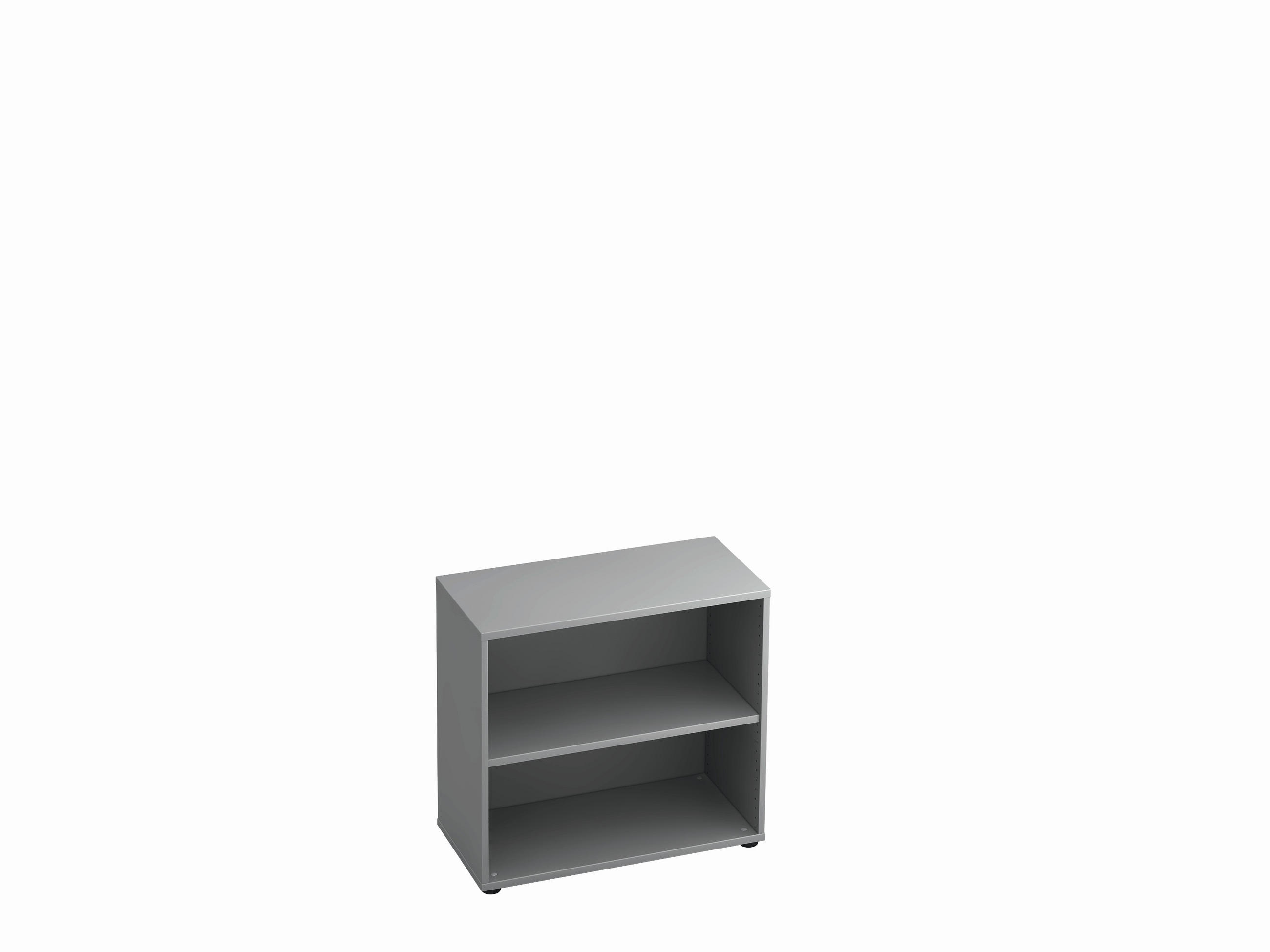 REGAL  80/74,8/40 cm Grau  - Schwarz/Grau, KONVENTIONELL, Holzwerkstoff/Kunststoff (80/74,8/40cm) - Venda
