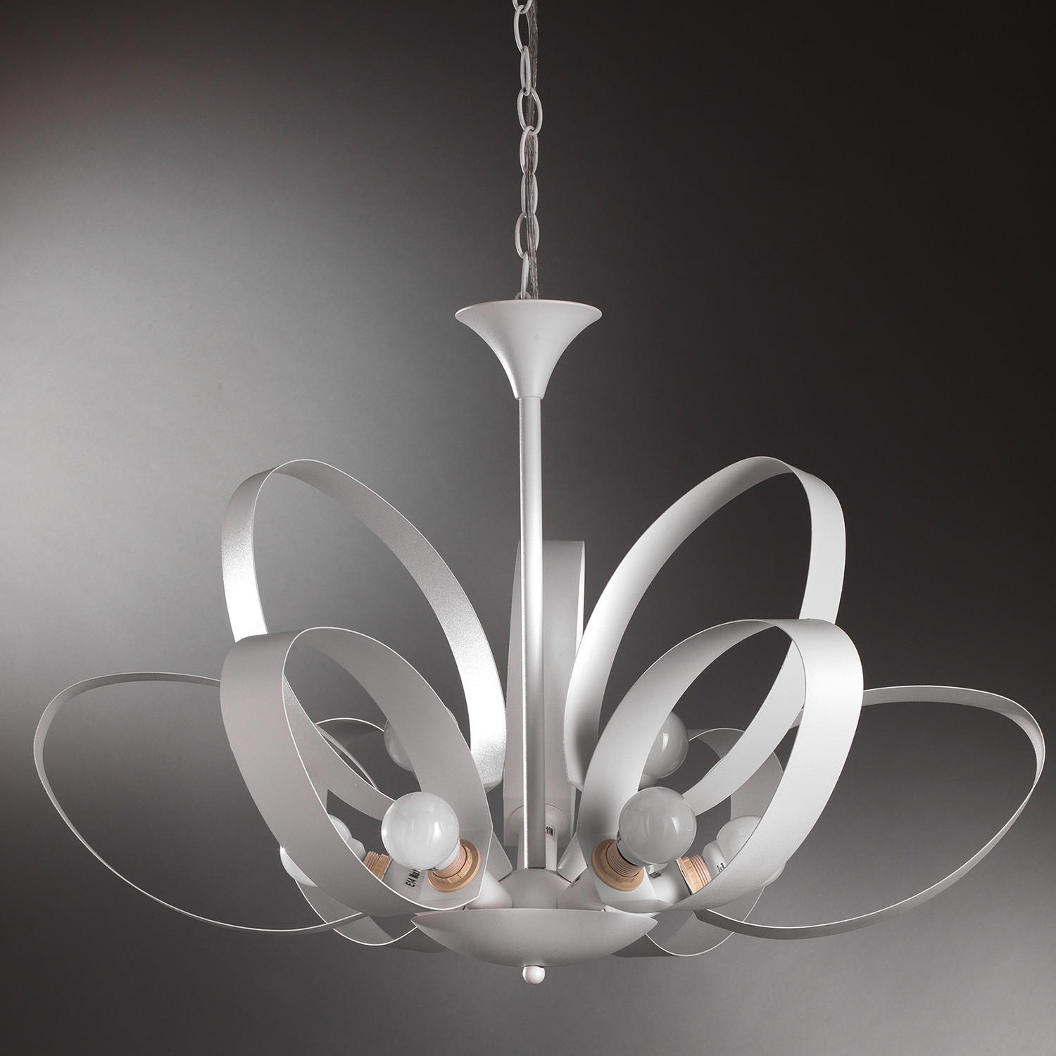 KRONLEUCHTER 75/115 cm   - Weiß, Design, Metall (75/115cm)