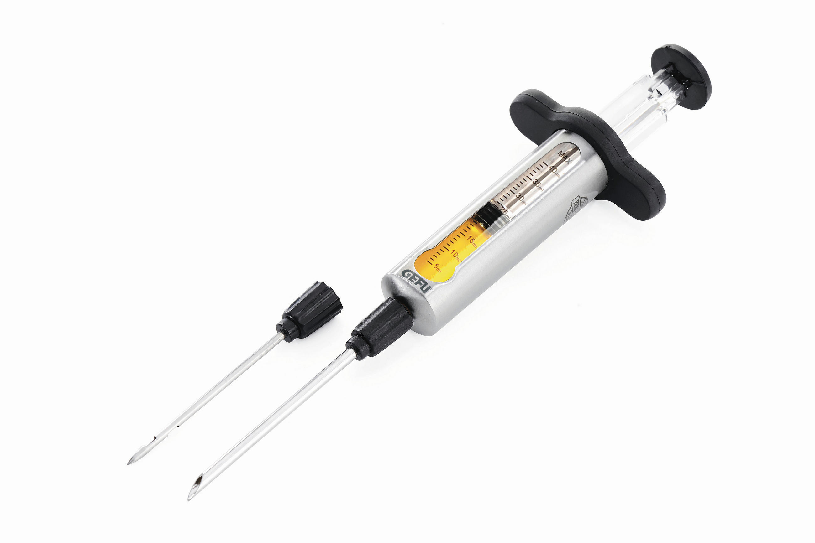 ŠPRICA ZA MARINIRANJE BBQ  - boje oplemenjenog čelika/crna, Basics, metal/plastika (17,6/10,3/5,6cm) - Gefu