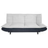 SCHLAFSOFA Mikrofaser, gesteppt Greige, Anthrazit  - Greige/Anthrazit, MODERN, Holz/Textil (194/90/100cm) - P & B