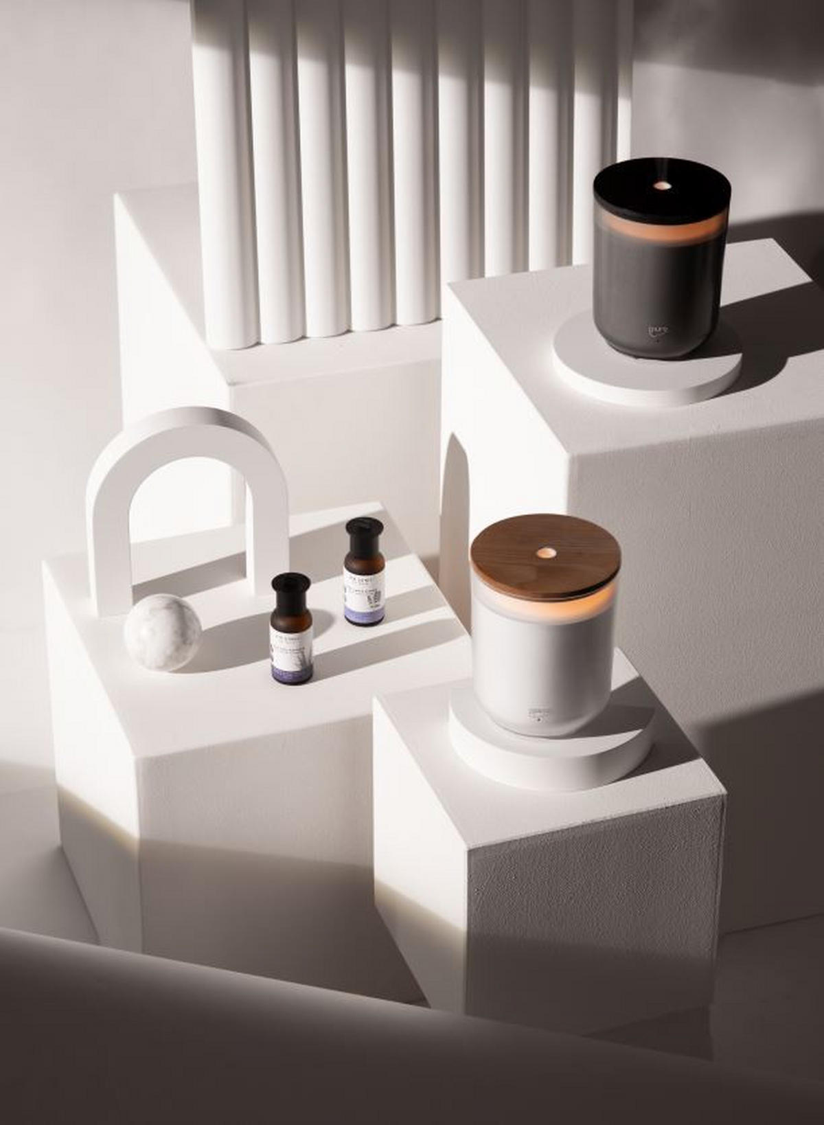 ipuro Air Sonic Aroma Diffusor, Candle weiss - Jetzt online kaufen