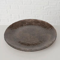 TELLER Braun 32 cm  - Braun, Basics, Glas (32cm) - Boltze Home