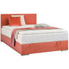 BOXBETT 90/200 cm  in Rot  - Chromfarben/Rot, KONVENTIONELL, Kunststoff/Textil (90/200cm) - Boxxx