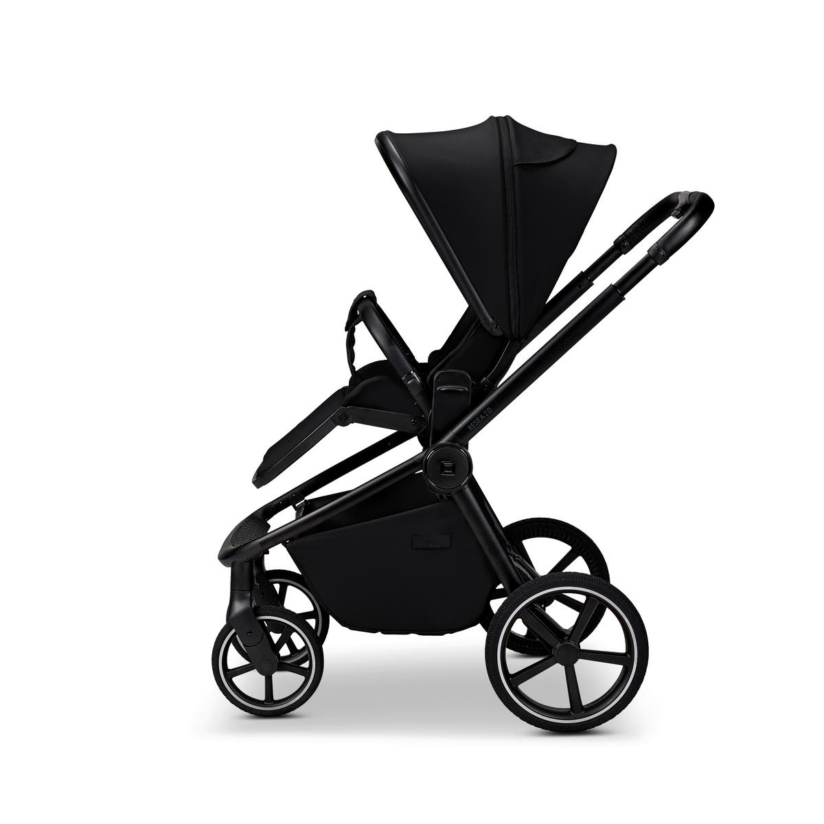 KOMBIKINDERWAGEN  Resea 2.0  Onyx  - Schwarz, Basics, Textil (96/57/114cm) - Moon
