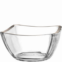MISKA, sklo, 12,2/6,5/12,2 cm  - sivá, Basics, sklo (12,2/6,5/12,2cm) - Leonardo