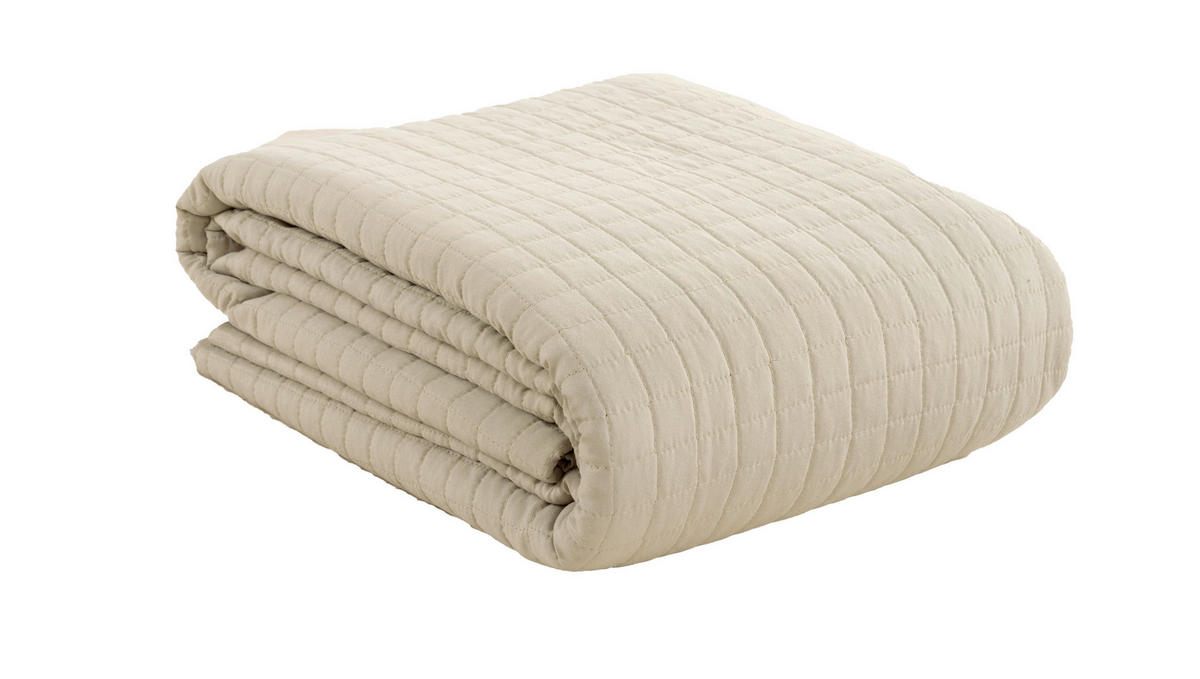 SÄNGÖVERKAST 150/250 cm  - beige, Basics, textil (150/250cm)