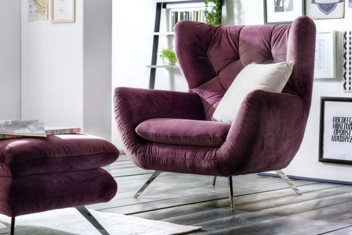 FOTELJA ,  - Dizajnerski, tekstil (100/106cm) - Pure Home Comfort