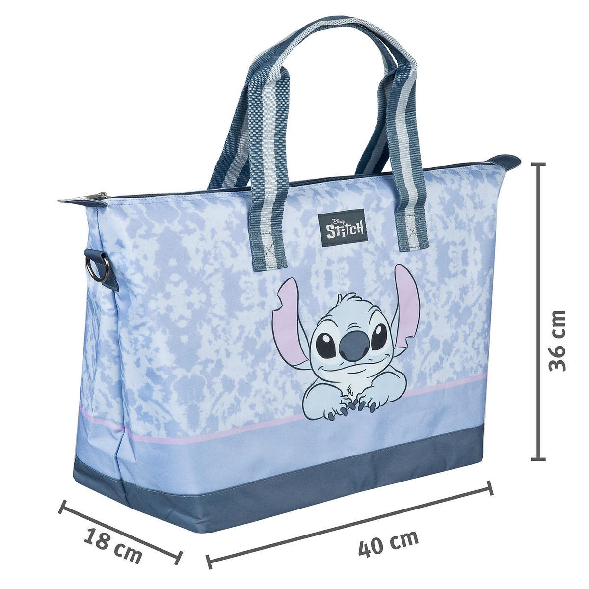 WEEKENDER  - Blau/Pastellblau, Basics, Textil (40/36/18cm) - Disney