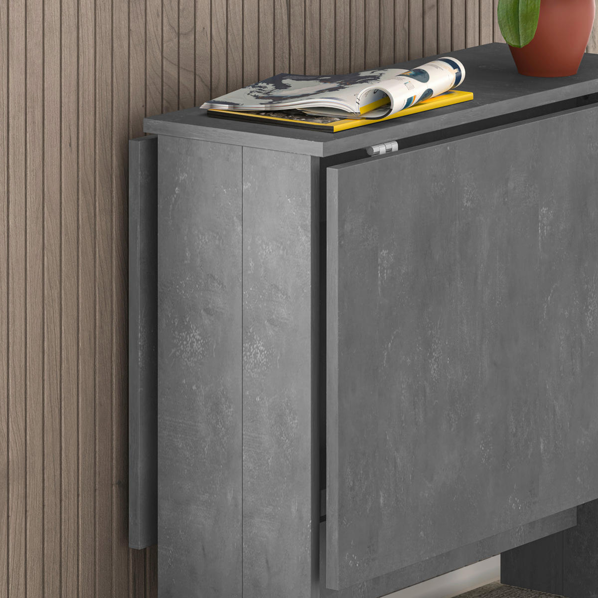 ESSTISCH rechteckig Grau  - Grau, Design, Holzwerkstoff (130/76/73cm) - Livetastic