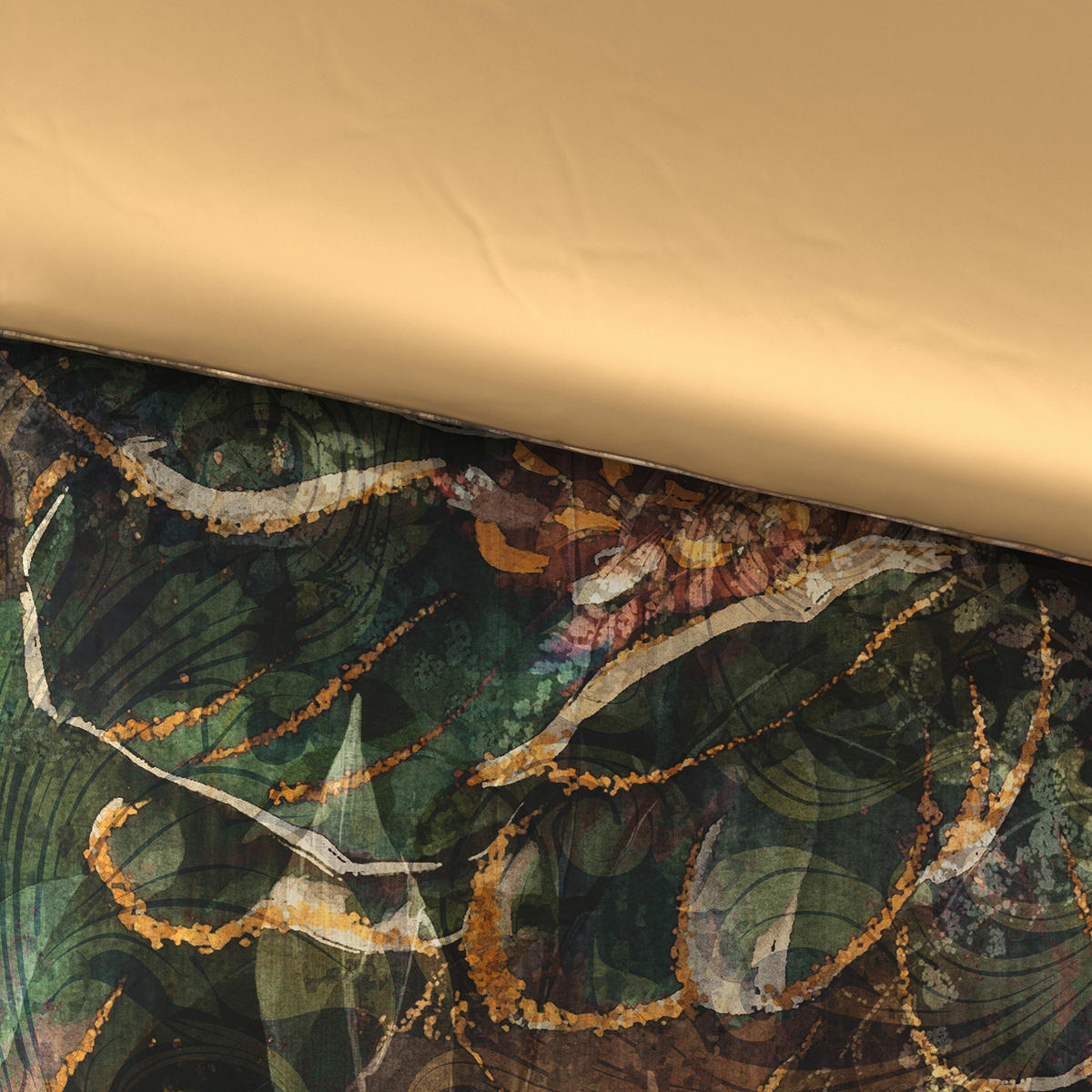OBOJSTRANNÁ POSTEĽNÁ BIELIZEŇ, satén, taupe, 140/200 cm - taupe, Konventionell, textil (140/200cm) - Esposa