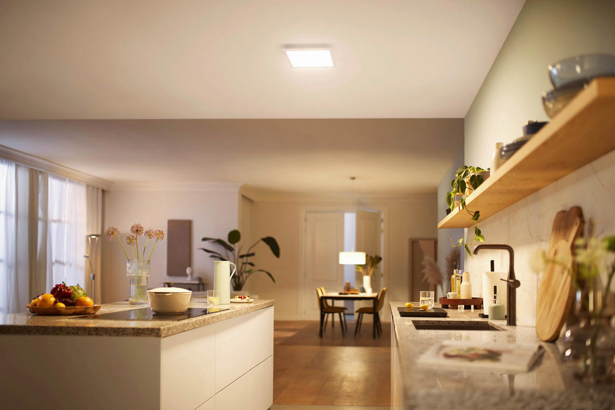 LED-DECKENLEUCHTE 30/4,2/30 cm   - Weiß, Design, Kunststoff (30/4,2/30cm) - Philips