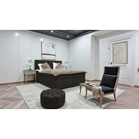 BOXBETT 140/200 cm  in Schwarz  - Schwarz, MODERN, Textil (140/200cm) - Livetastic