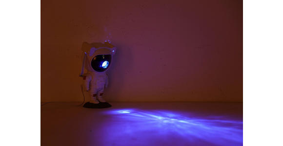 LED-DEKOLEUCHTE Astronaut 12/13/23 cm  - Weiß/Grau, Design, Kunststoff (12/13/23cm) - Novel