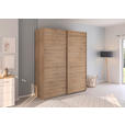 SCHWEBETÜRENSCHRANK 181/223/68 cm 2-türig Sonoma Eiche  - Sonoma Eiche, Design, Holzwerkstoff/Kunststoff (181/223/68cm) - Novel