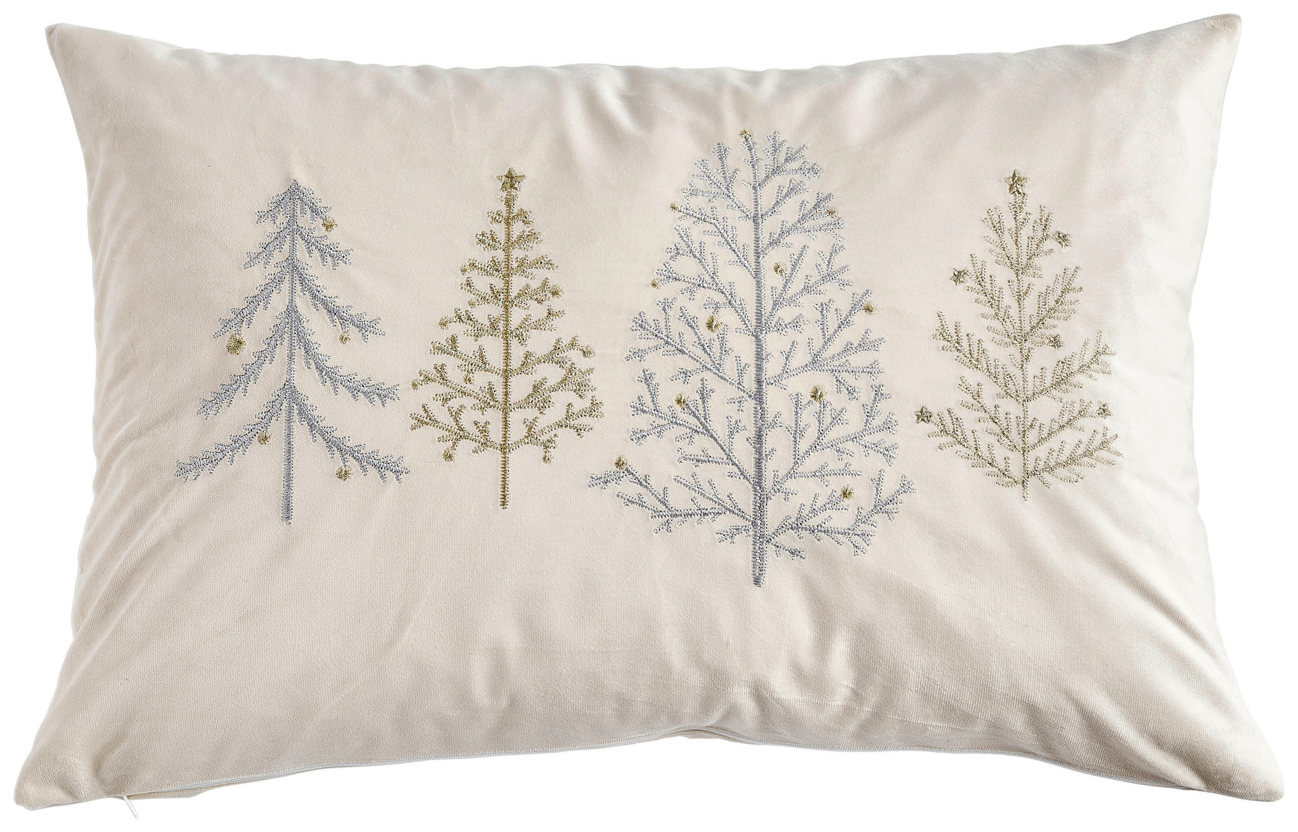 KISSENHÜLLE 40/60 cm  - Weiß, KONVENTIONELL, Textil (40/60cm) - X-Mas