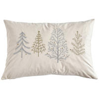 KISSENHÜLLE 40/60 cm  - Weiß, KONVENTIONELL, Textil (40/60cm) - X-Mas