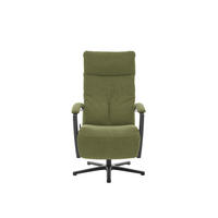 RELAXSESSEL in Textil Grün  - Schwarz/Grün, Design, Textil/Metall (76/110/83cm) - Beldomo Speed